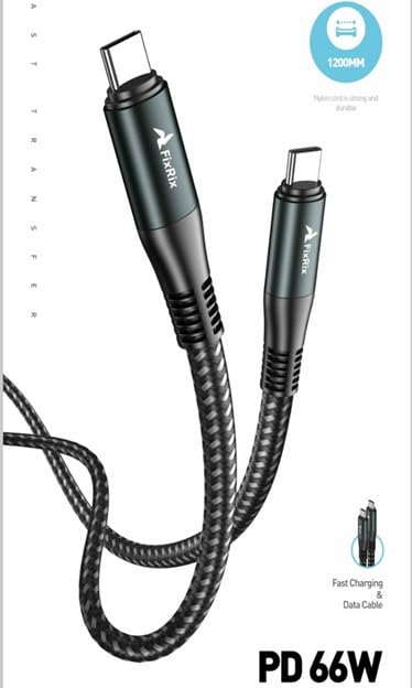 USB-C auf USB-C Kabel 2m 66W Schnellladekabel