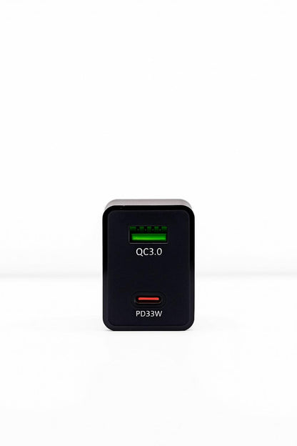 35W USB-C & USB-A Fast Charger Black