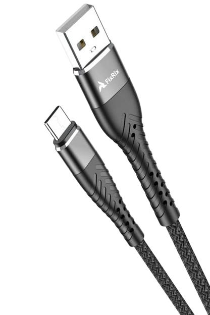 USB-A auf USB-C Kabel 2m Schnellladekabel weiß