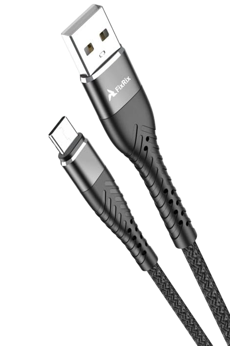 USB-A auf USB-C Kabel 2m Schnellladekabel weiß
