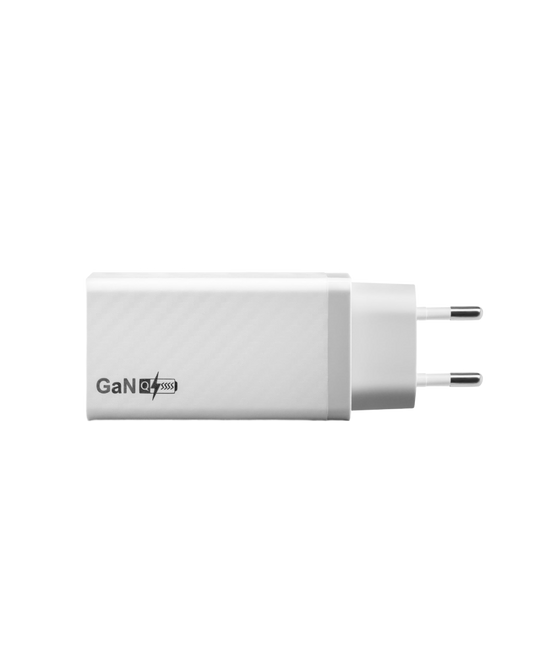 65W USB-C Schnellladegerät mit QC3.0 weiß