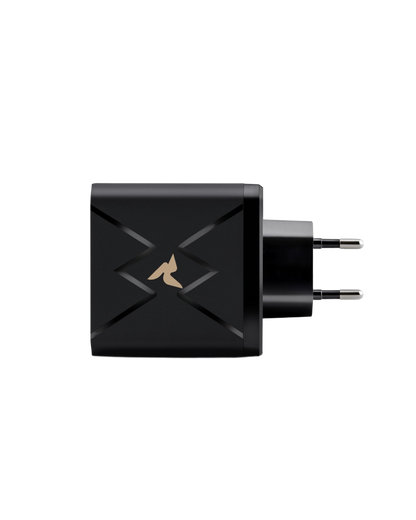 6-Port USB Ladegerät 55W mit USB-C & QC3.0 schwarz