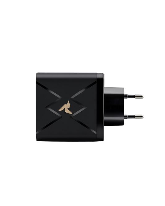 6-Port USB Ladegerät 55W mit USB-C & QC3.0 schwarz