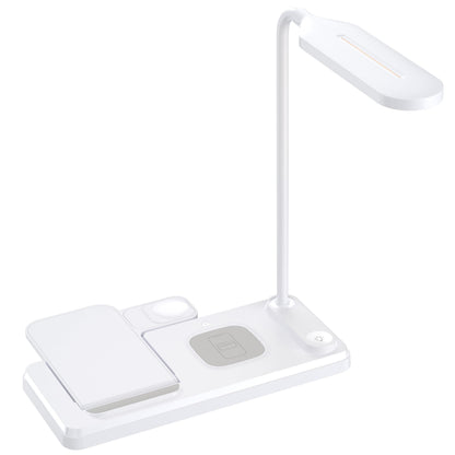 3in1 Qi-Ladestation 15W faltbar mit LED weiß