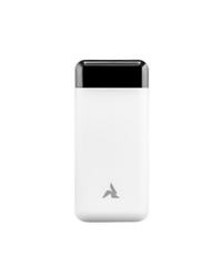 Powerbank 10.000mAh mit Kabel & LED weiß