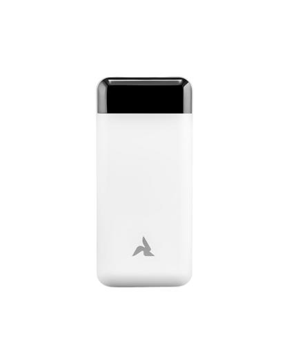 Powerbank 10.000mAh mit Kabel & LED weiß