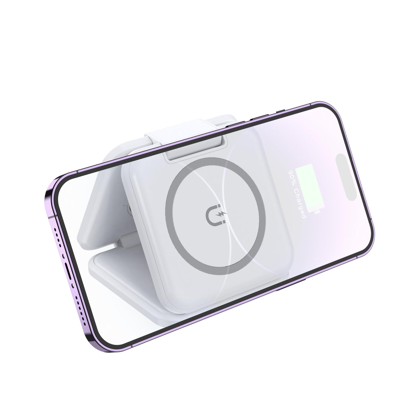 3in1 Qi-Ladestation 15W für Handy & Watch