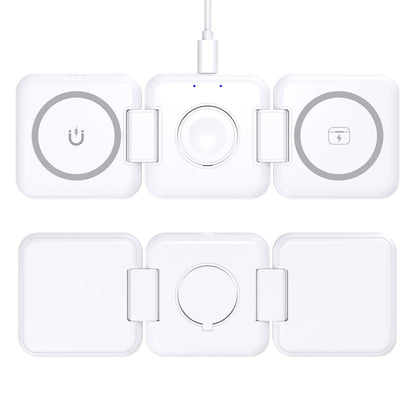3in1 Qi-Ladestation 15W für Handy & Watch