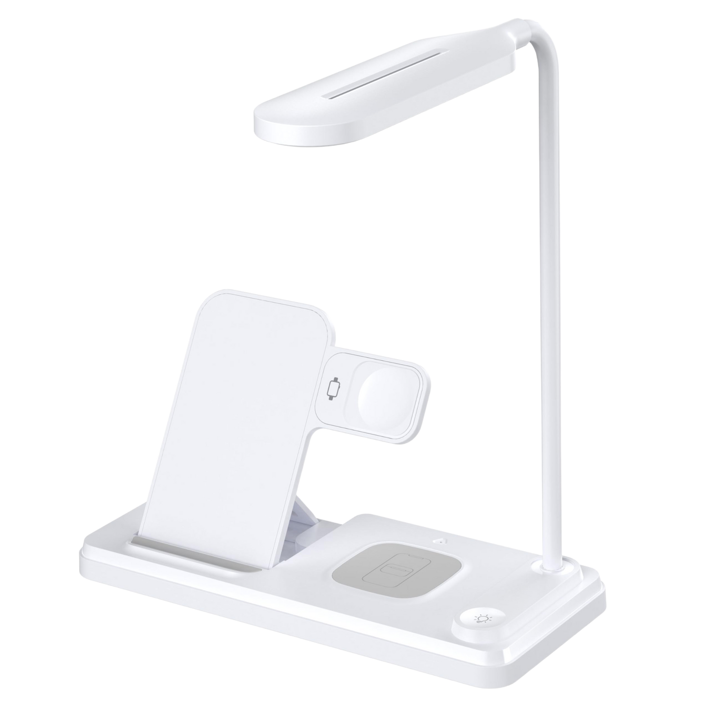 3in1 Qi-Ladestation 15W faltbar mit LED weiß