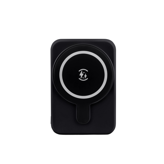 Magnetische Powerbank 5000mAh mit Qi schwarz