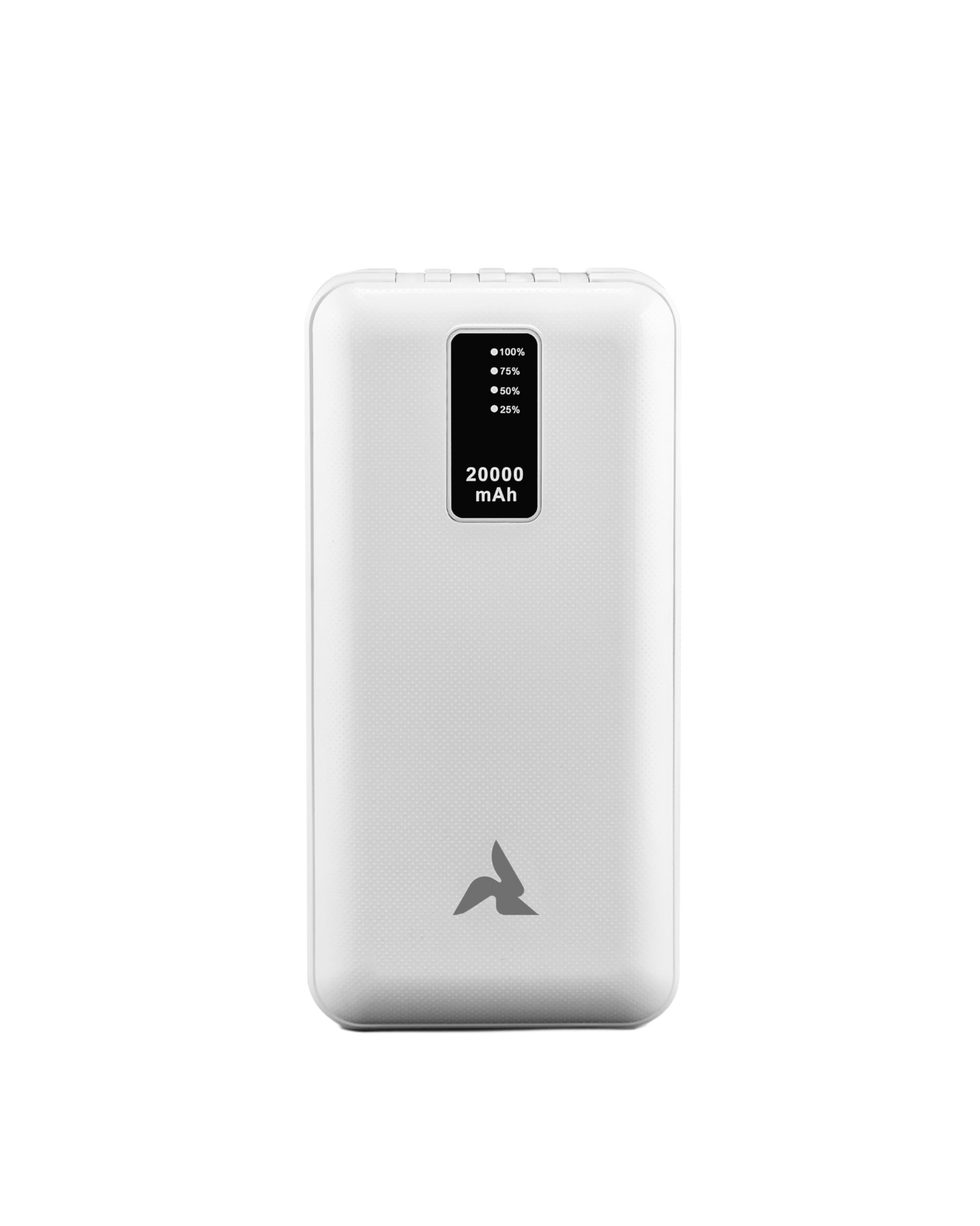 Powerbank 20.000mAh mit Kabel & LED weiß
