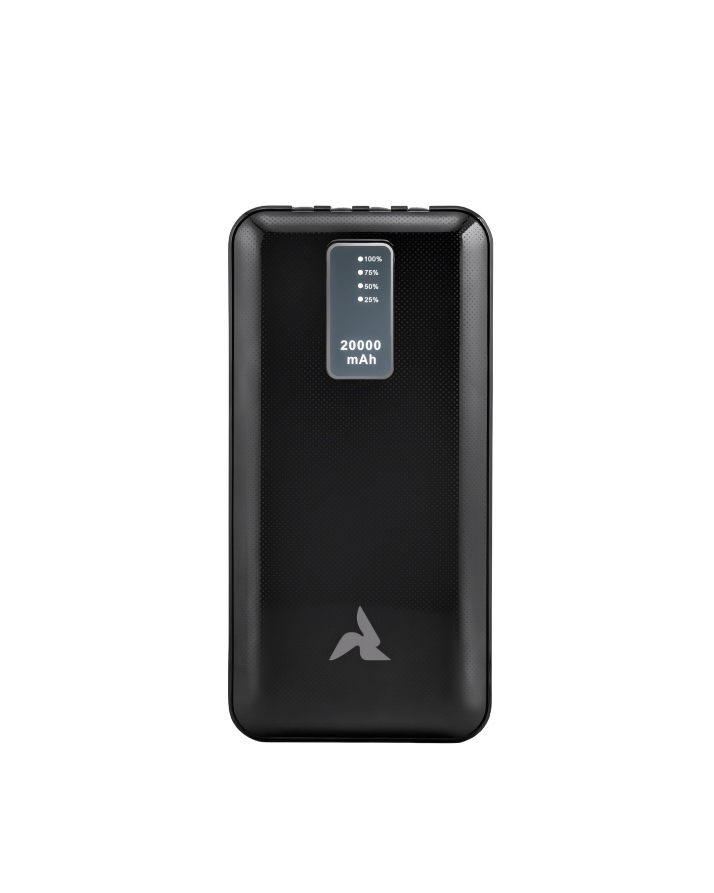 Powerbank 20.000mAh mit Kabel & LED schwarz