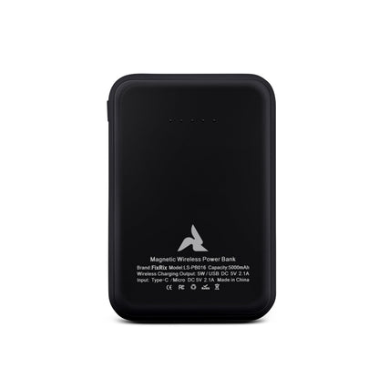 Magnetische Powerbank 5000mAh mit Qi schwarz