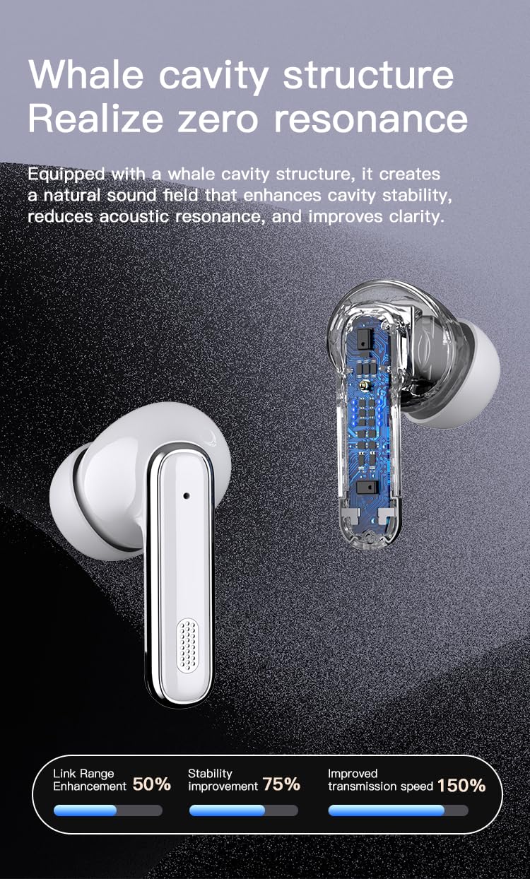 Bluetooth In-Ear Kopfhörer mit ANC weiß