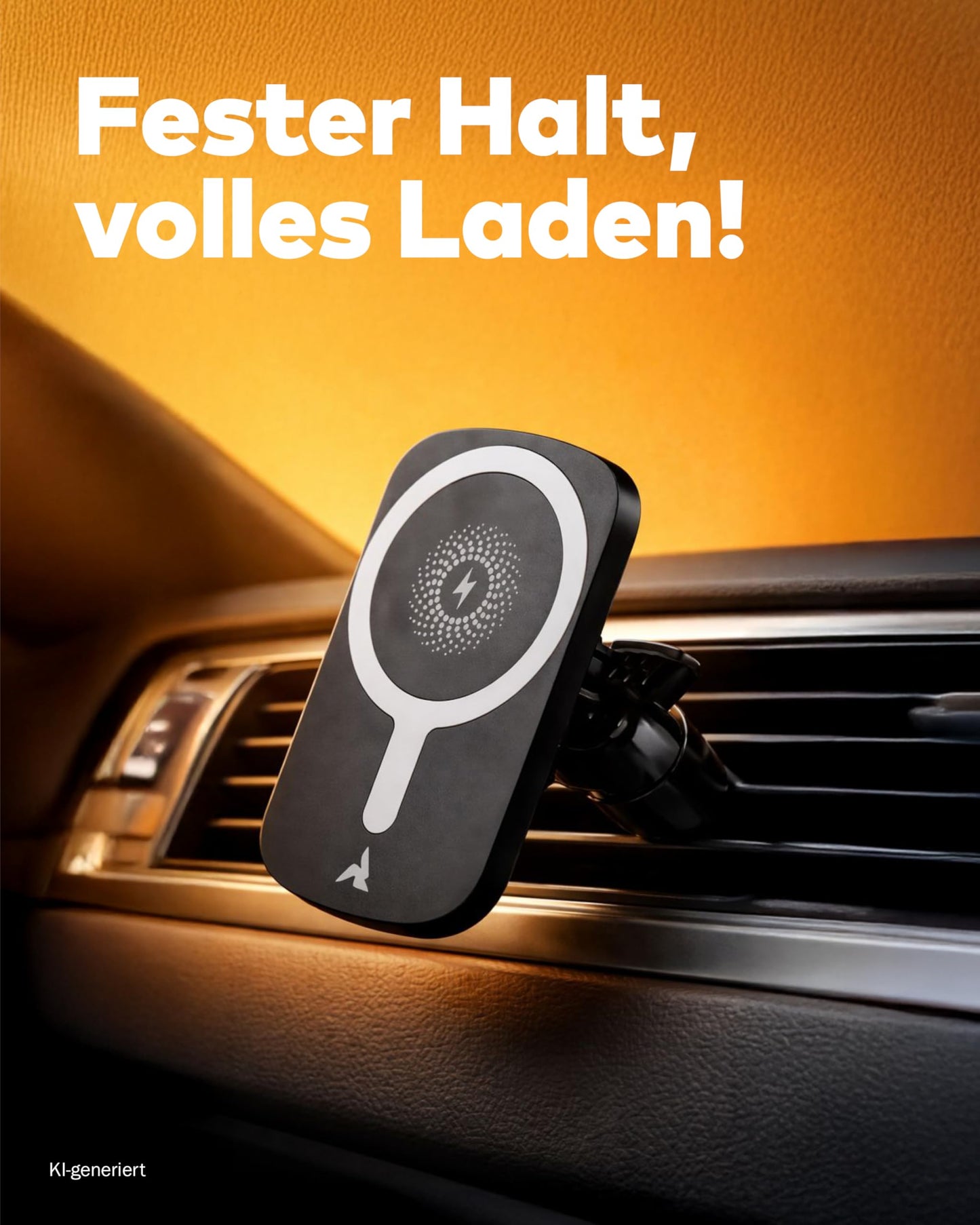 Kfz Halterung mit Qi-Ladefunktion 15W